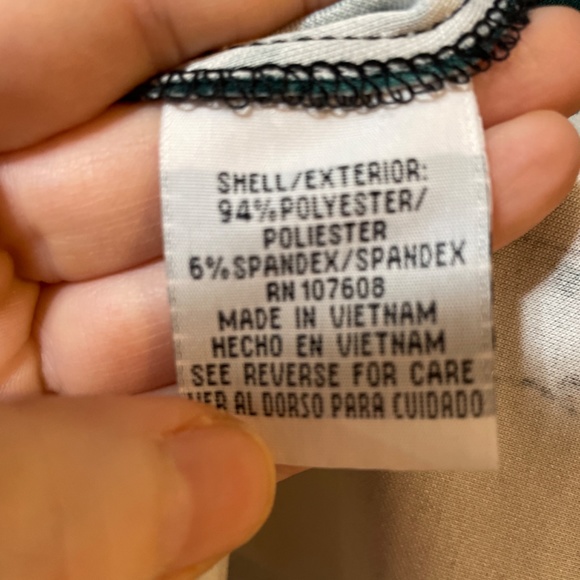 Women Small 4 Beautiful Pine Green Abstract Spring Dress - Picture 6 of 6